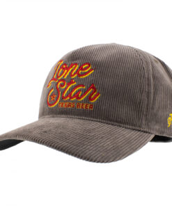 Lone Star Texas Beer Grey Corduroy 5-Panel Trucker Hat
