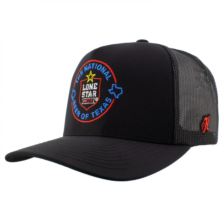 Lone Star National Beer of Texas Circle Patch Trucker Hat