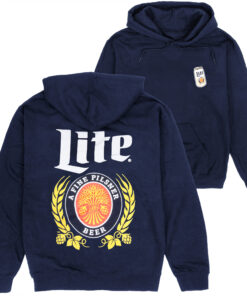 Miller Lite Can Icon Front and Back Print Hoodie