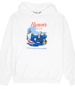 Hamm's Beer From The Land Of Sky Blue Waters Lake Hoodie