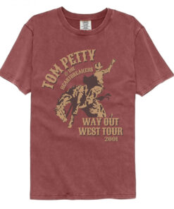 Tom Petty & the Heartbreakers 2001 Way Out West Tour T-Shirt
