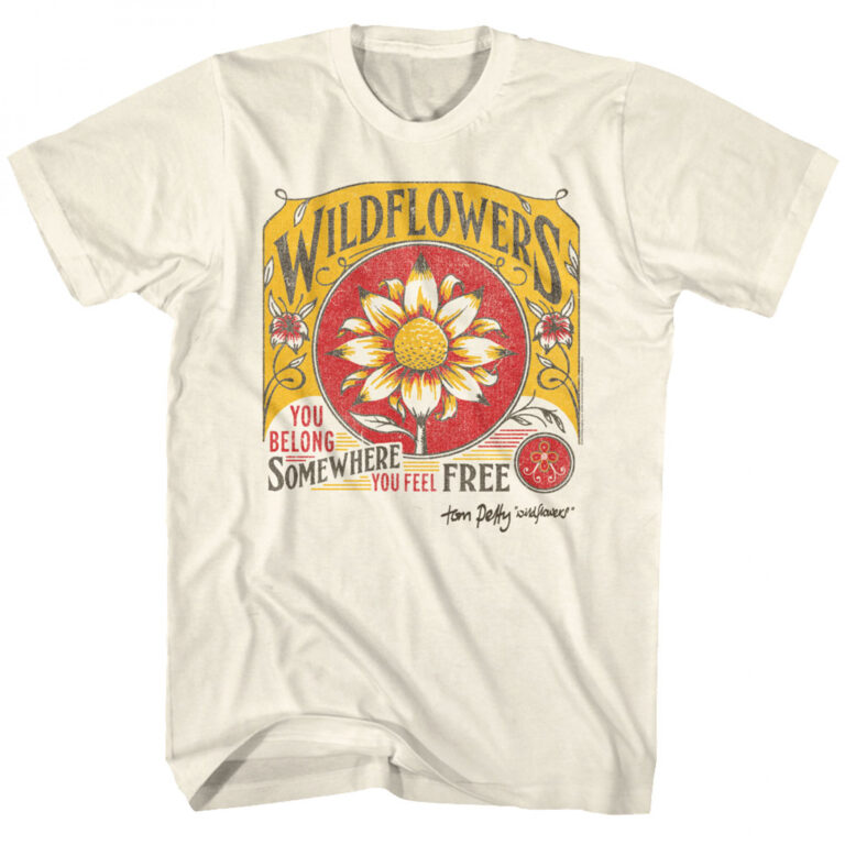 Tom Petty & the Heartbreakers Vintage Wildflowers T-Shirt