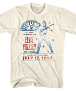 Elvis Sun Records 1954 Concert Poster T-Shirt