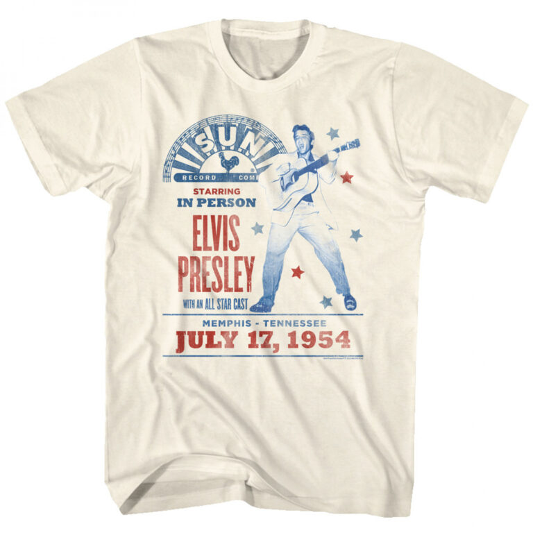Elvis Sun Records 1954 Concert Poster T-Shirt