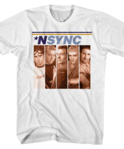 NSYNC Split Photo Album Cover T-Shirt