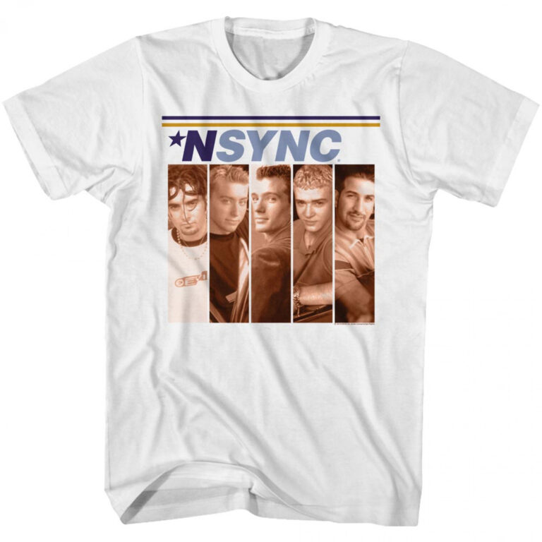 NSYNC Split Photo Album Cover T-Shirt