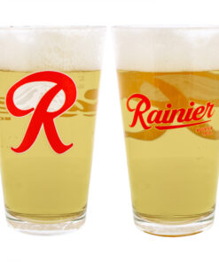 Rainier Beer Classic Logo Pint Glass