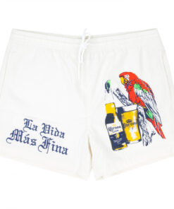Corona Extra La Vida Mas Fina Parrot Board Shorts