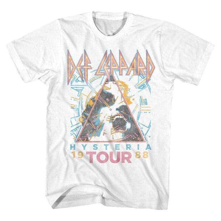 Def Leppard Hysteria 1988 Tour T-Shirt