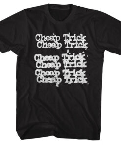 Cheap Trick Live at Budokan Repeating Logo T-Shirt
