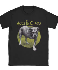 Alice In Chains Self Titled Album Cover with Dog T-Shirt