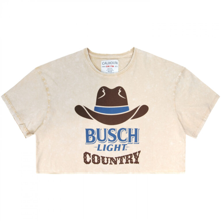 Busch Light Country Cowboy Hat Women’s Crop Top