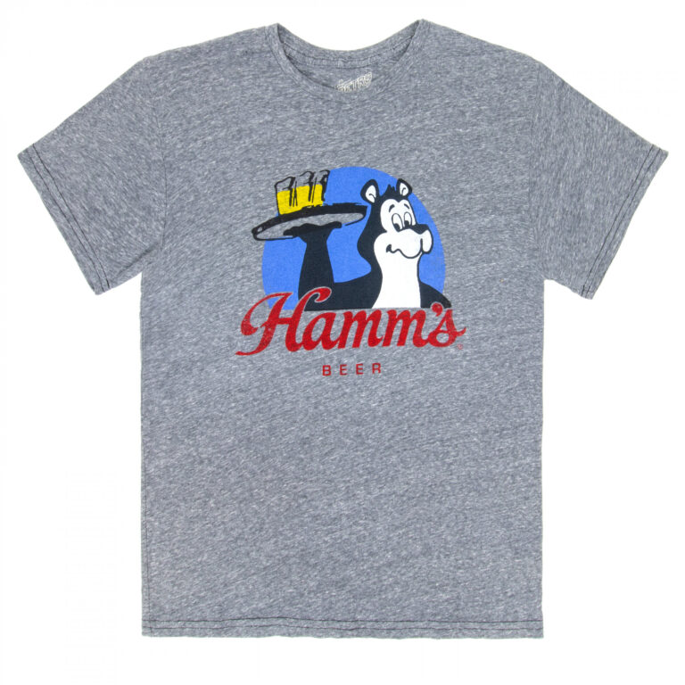 Hamm’s Beer Bear with Beer Tray Retro T-Shirt