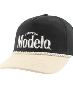 Modelo Embroidered Logo Grandpa Snapback Hat with Rope