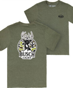 Busch Light Deer Hunting Forest Green T-Shirt