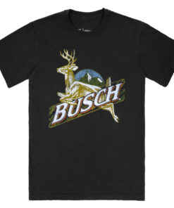 Busch Beer Distressed Deer T-Shirt