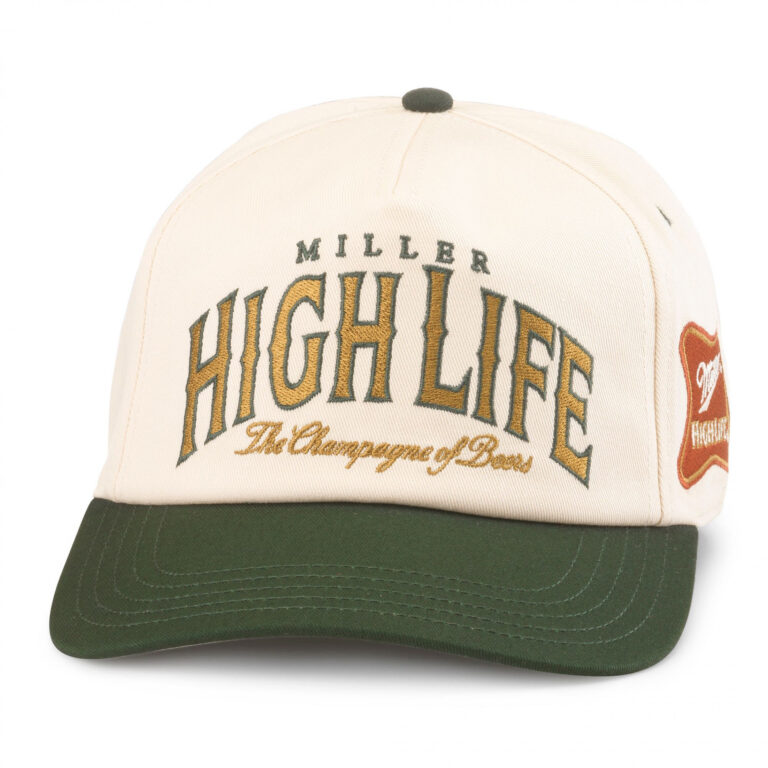 Miller High Life The Champagne of Beers Varsity Roscoe Adjustable Hat