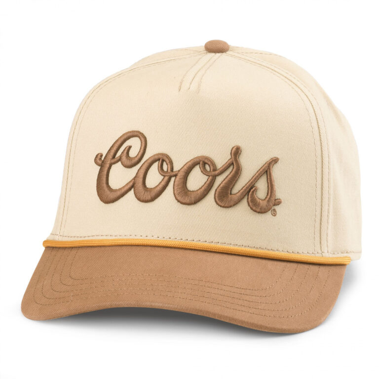 Coors Khaki and Brown Adjustable Hat