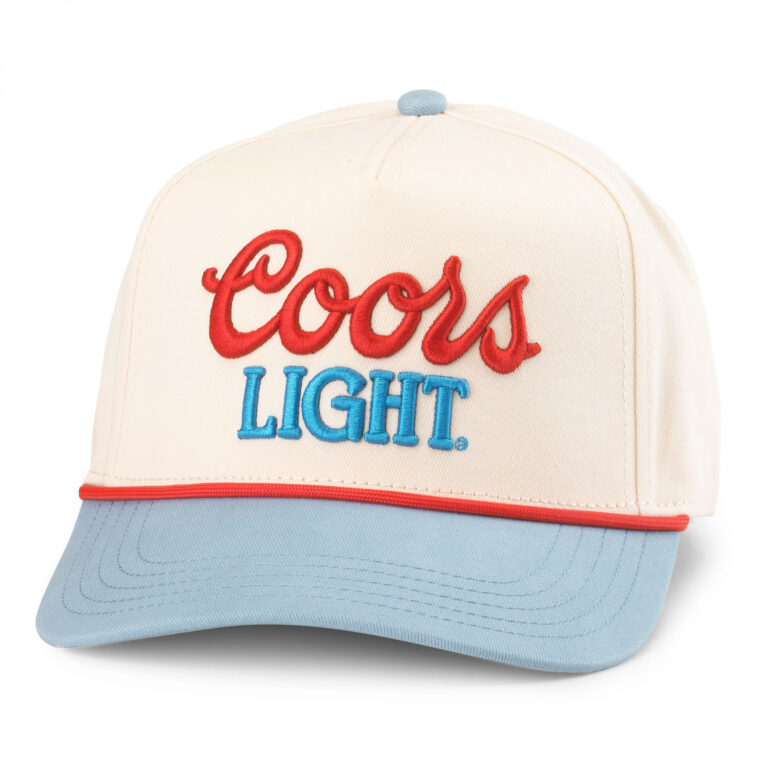 Coors Light Ivory and Blue Adjustable Hat