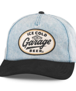 Garage Beer Ice Cold Denim Fulton Adjustable Hat