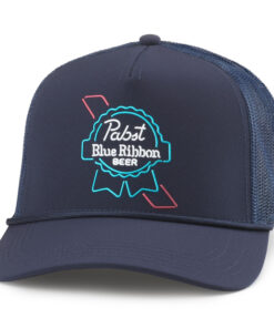 Pabst Blue Ribbon Navy Blue Fremont Adjustable Hat