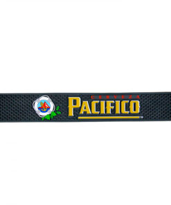 Pacifico Cerveza Drip Rail PVC Bar Mat, 24 x 3.5"