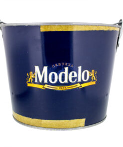 Modelo Galvanized 6-Pack Ice Bucket with Opener
