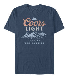Coors Light Cold as the Rockies Faded T-Shirt