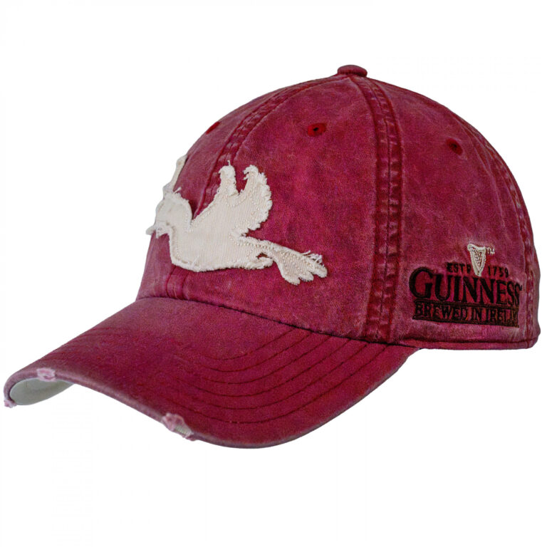 Guinness Vintage Distressed Red Toucan Cap