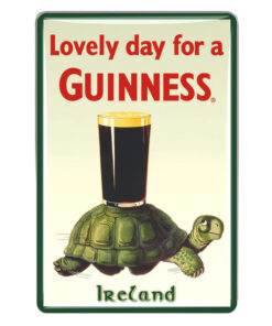 Guinness Lovely Day Tortoise Metal Sign