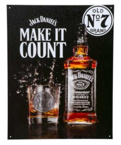 Jack Daniel's Make it Count Tin Sign
