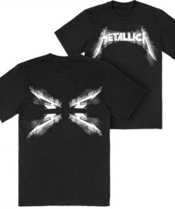 Metallica Spiked Logo Back & Front Printed T-Shirt