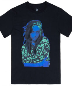 Billie Eilish Neon Press Photo T-Shirt