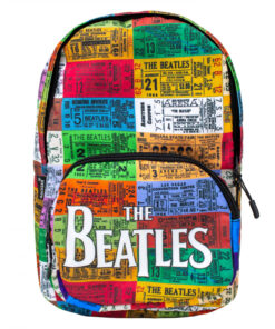 The Beatles Colorful Tickets Mini Backpack by Rocksax