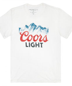 Coors Light Mountain Logo T-Shirt by Junk Food