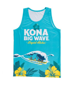 Kona Big Wave Label Art Men's Tank Top