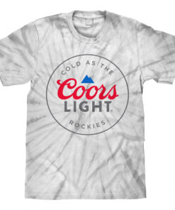 Coors Light Cold as the Rockies Tie-Dye T-Shirt