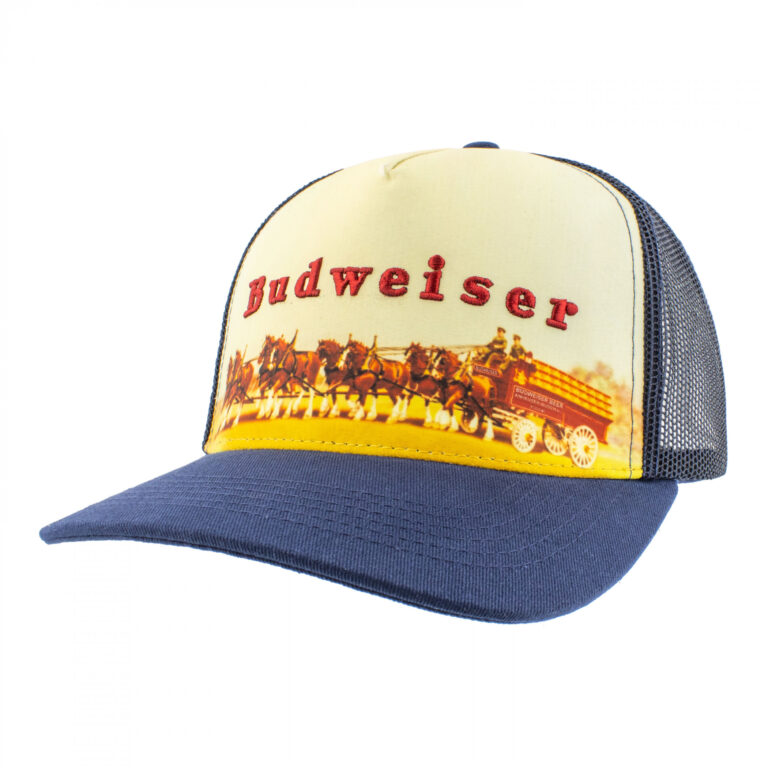 Budweiser Clydesdale Wagon Team Snapback Hat