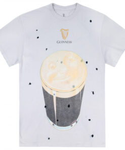Guinness Man In The Moon Pint Premium Pigment Dye T-Shirt