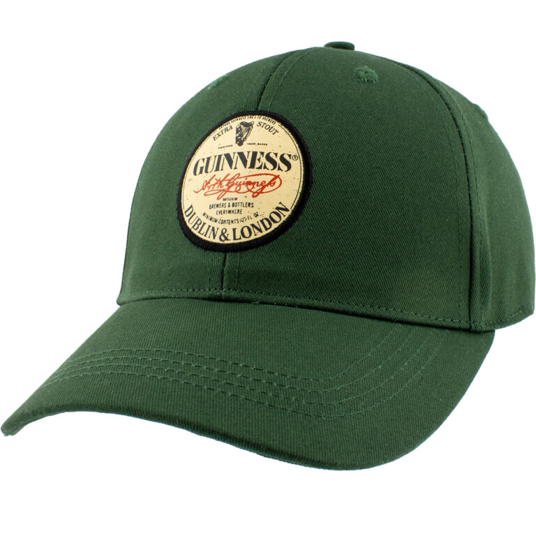 Guinness Extra Stout Label Patch Adjustable Hat