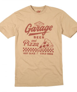Garage Beer and Pizza Hot Slice Cold Beer T-Shirt
