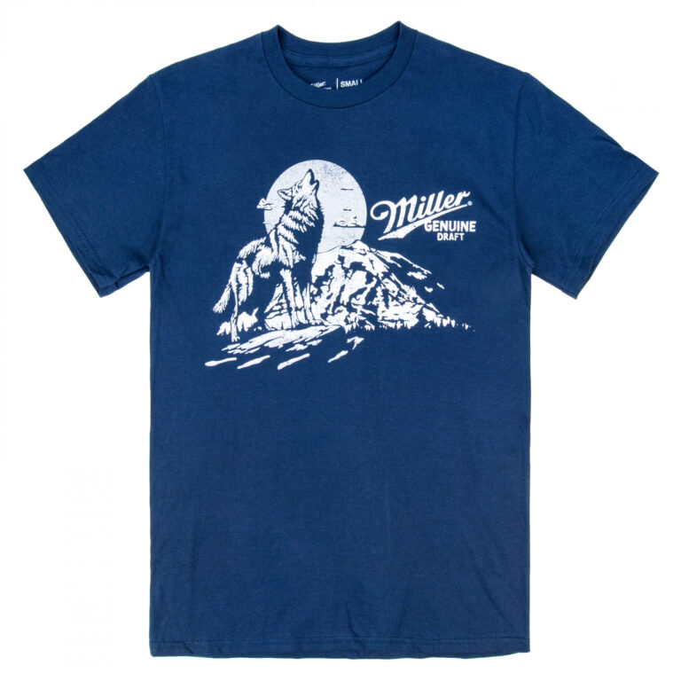 Miller Genuine Draft MGD Wolf Howl T-Shirt