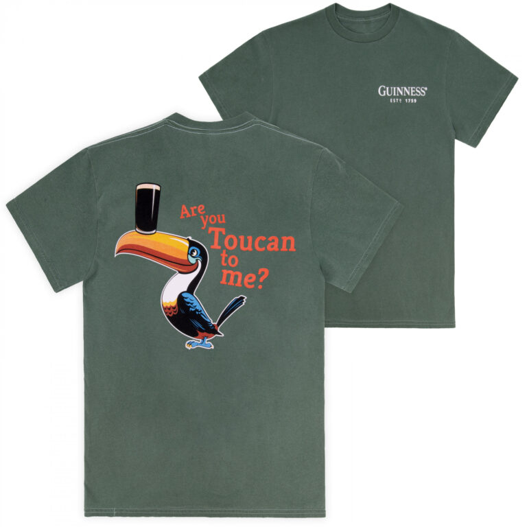 Guinness Are You Toucan to Me? Gilroy Front Back Print Premium T-Shirt