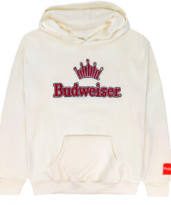 Budweiser Crown Logo Fleece Pull-Over Hoodie