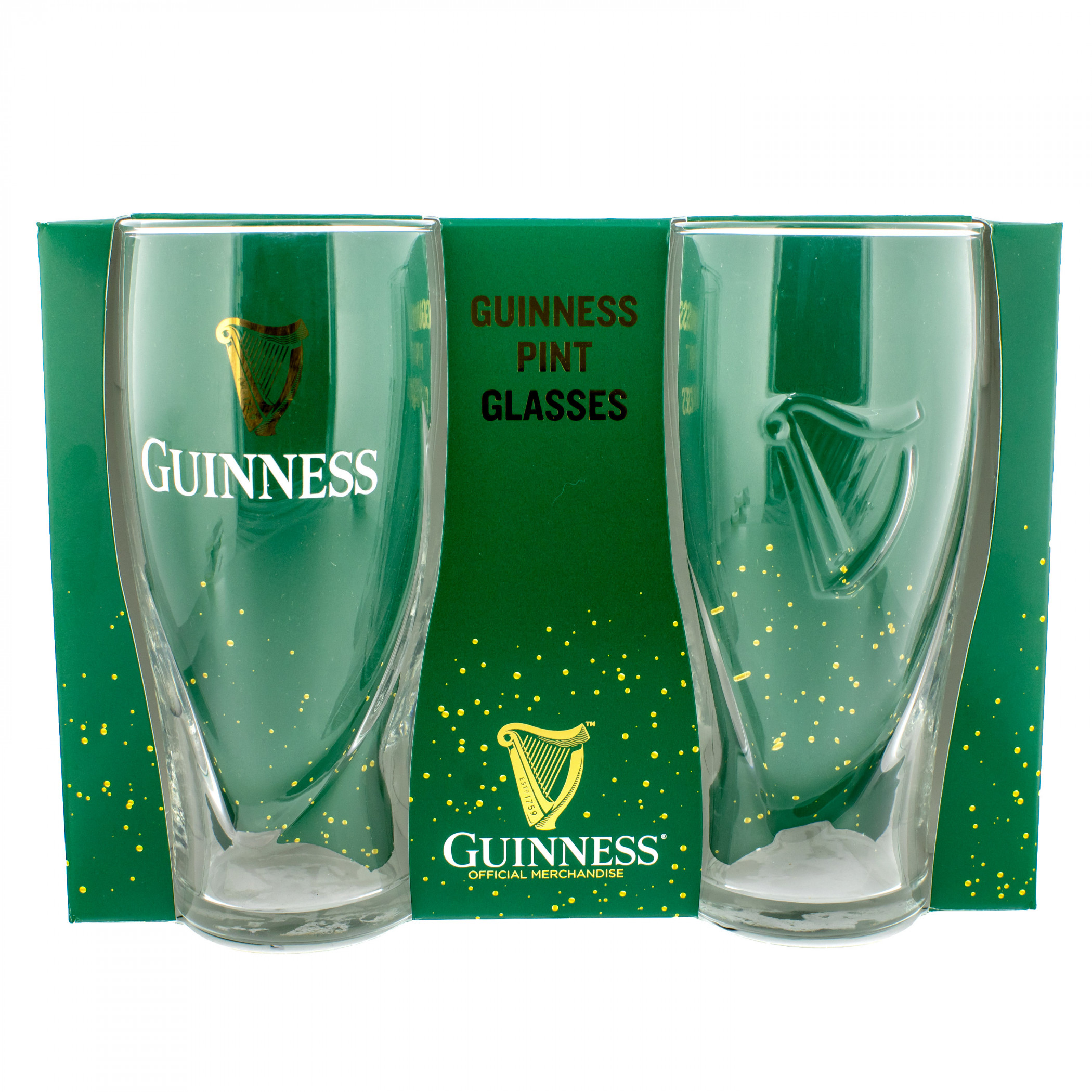 Guinness St. Patrick's Day Gravity Pint Glass 2-Pack