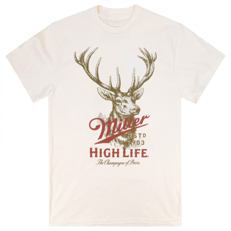Miller High Life The Champagne of Beers Deer T-Shirt