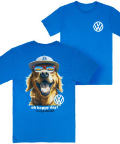 Volkswagen Oh Happy Day! Front and Back Print T-Shirt