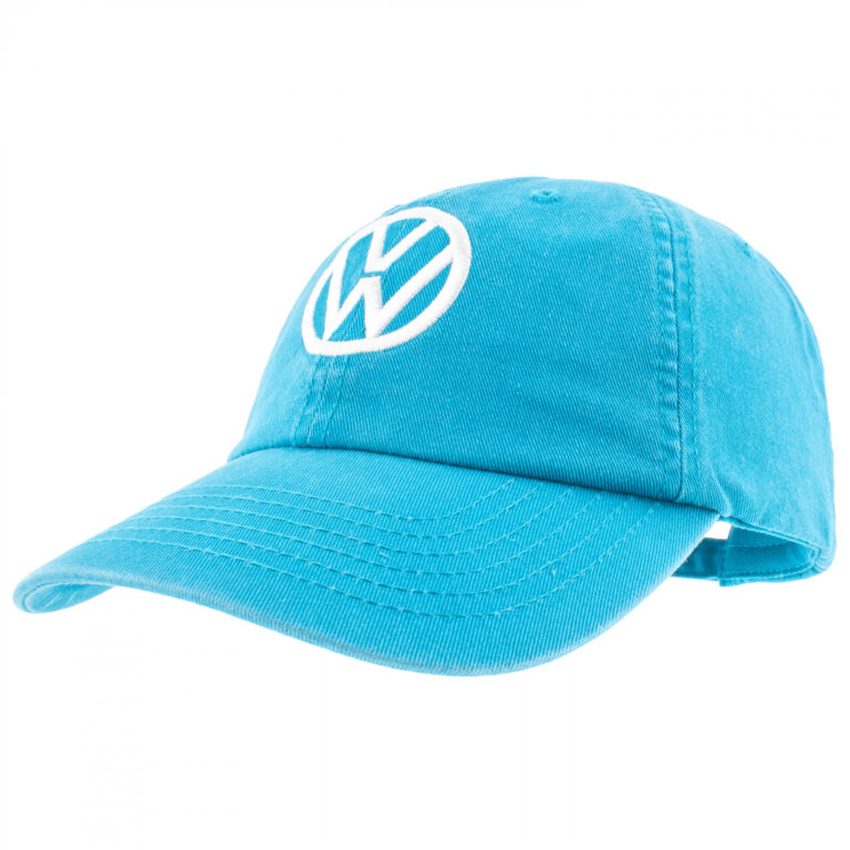 Volkswagen Logo Blue Colorway Adjustable Hat