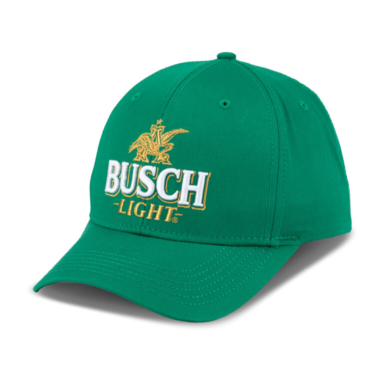 Busch Light 3D Embroidered Logo Green Snapback Hat