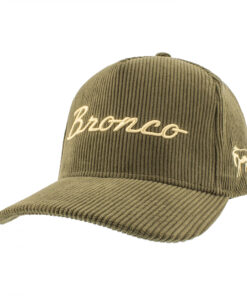Ford Bronco Cursive Logo Corduroy Snapback Hat